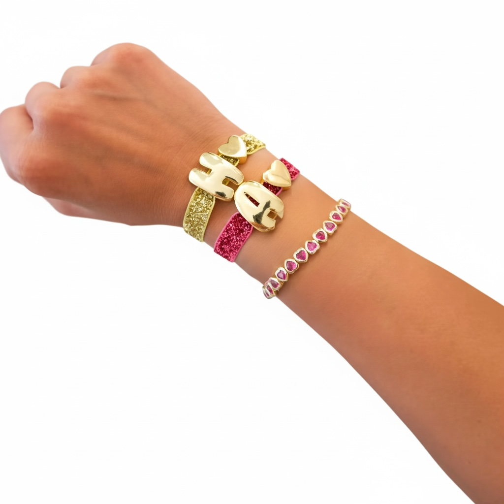 Elastic Glitter Bracelet