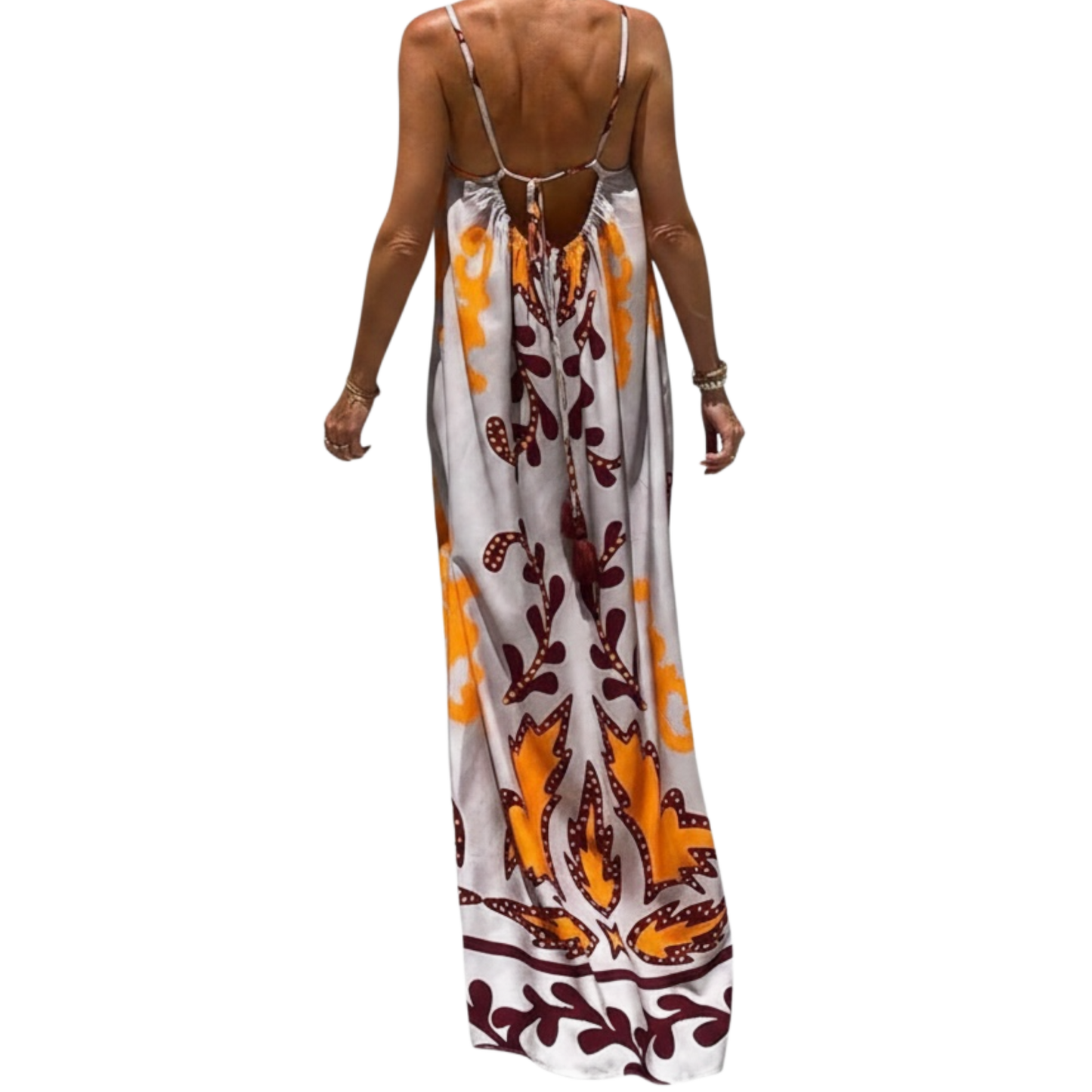 Orange Maxi Dress