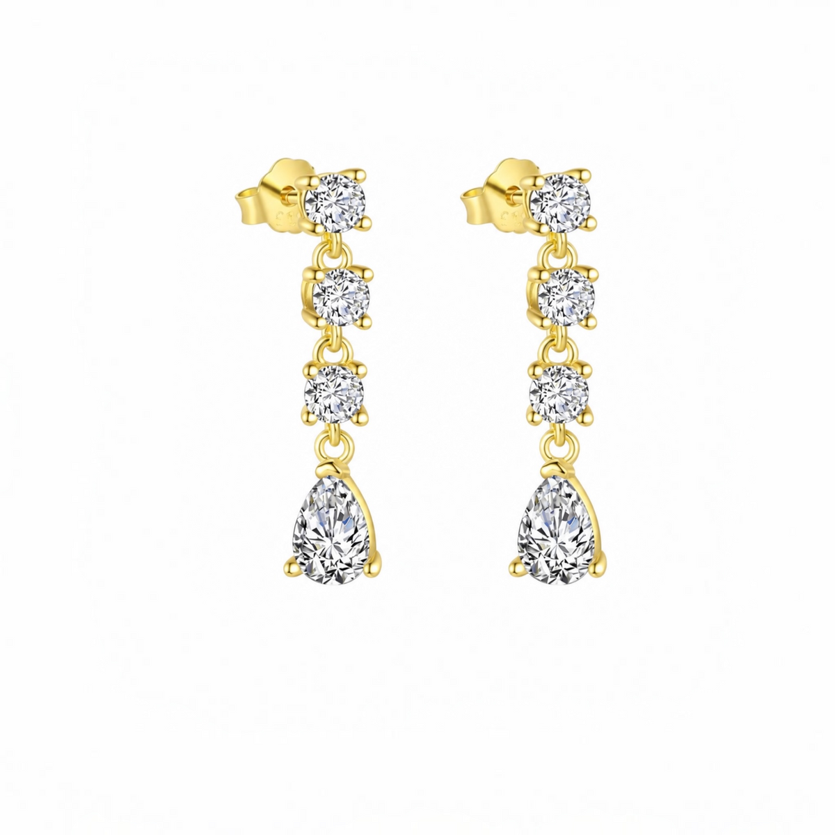 Aretes Zirconia