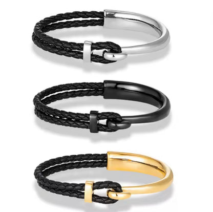 Mens Leather Bracelets