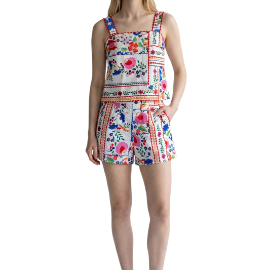 Red Short Set