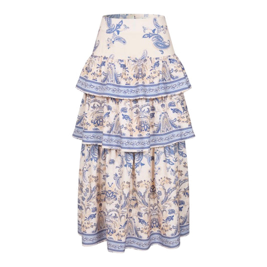 Falda Midi de Capas