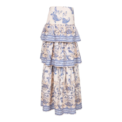 Falda Midi de Capas