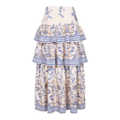 Falda Midi de Capas