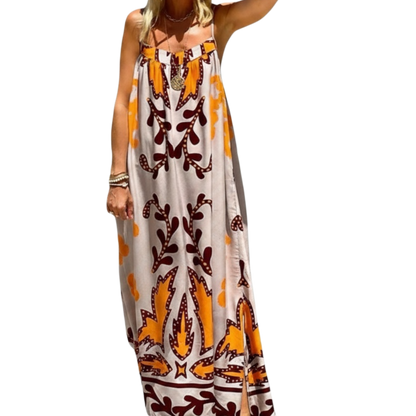Orange Maxi Dress