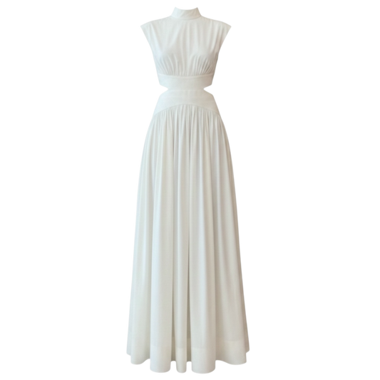 White Midi Dress
