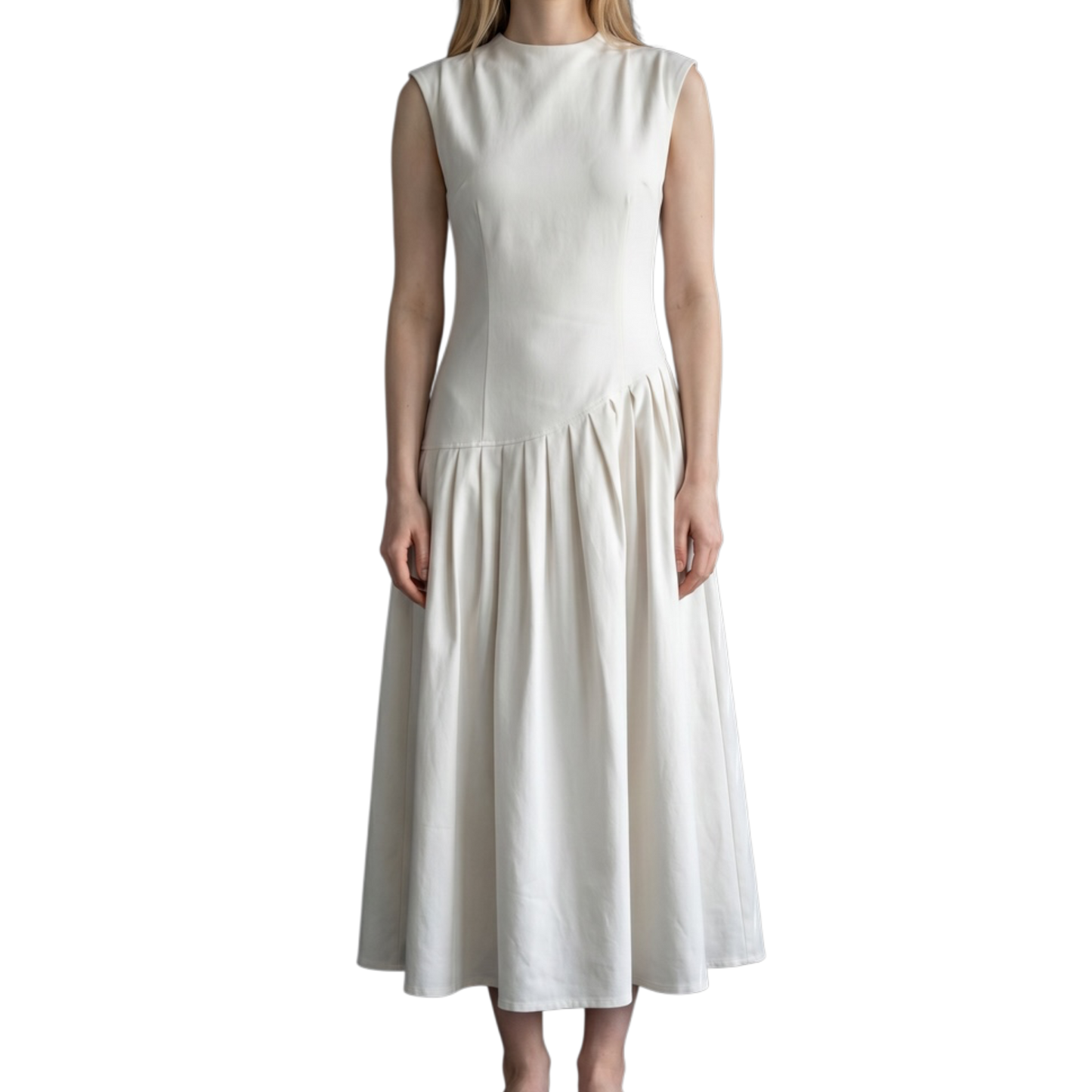 Pleated Maxi Dress