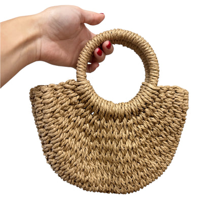 Cartera Tejida Media Luna