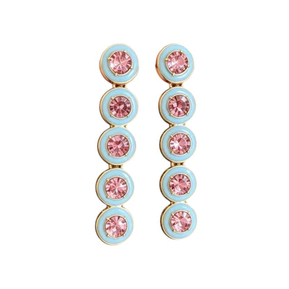 Aretes Pink and Blue