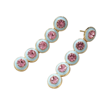 Aretes Pink and Blue